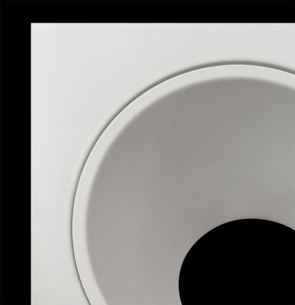 Mantra Fusion Brandon Recessed Downlight Square, 1 x GU10 (Max 12W), Matt White, Cut Out: 98mm, Lampholder Included