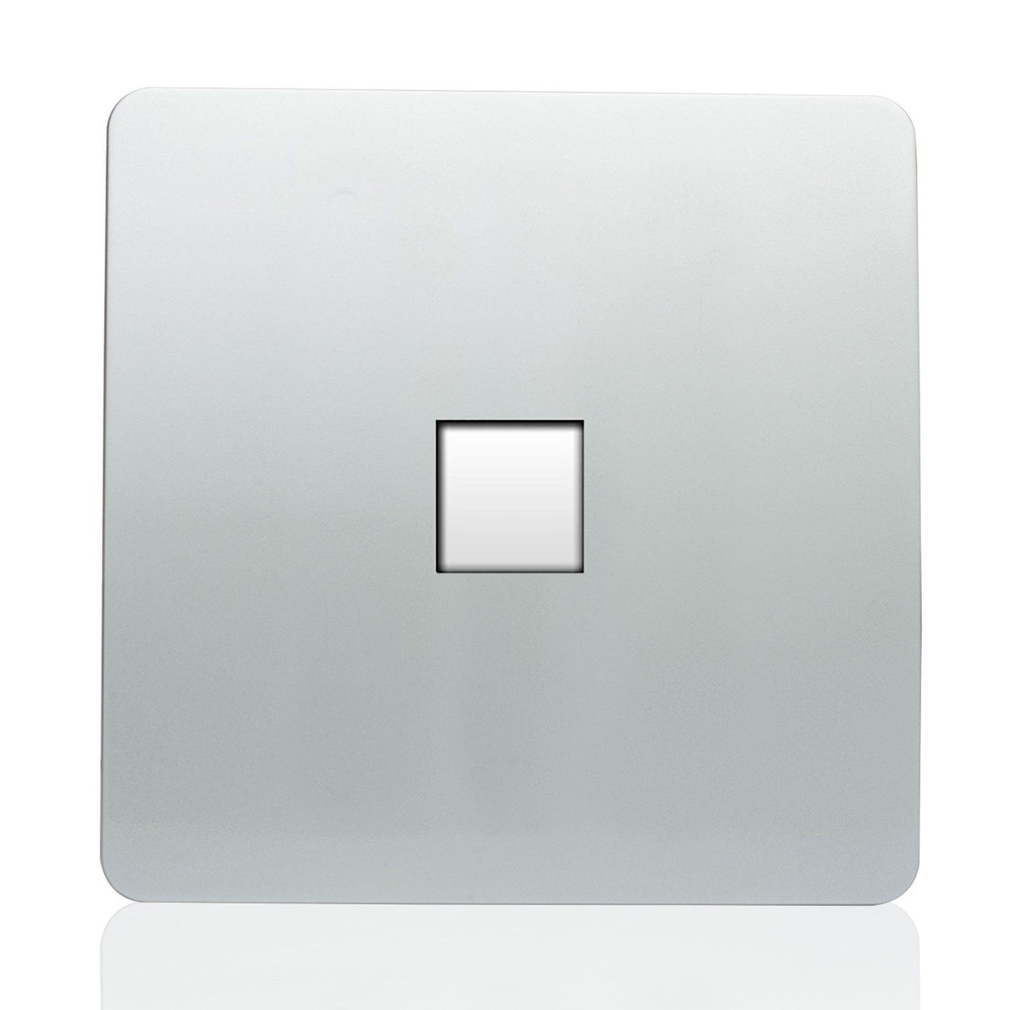 Trendi Artistic Modern Glossy Tactile Telephone Socket Silver ART-TLPSI