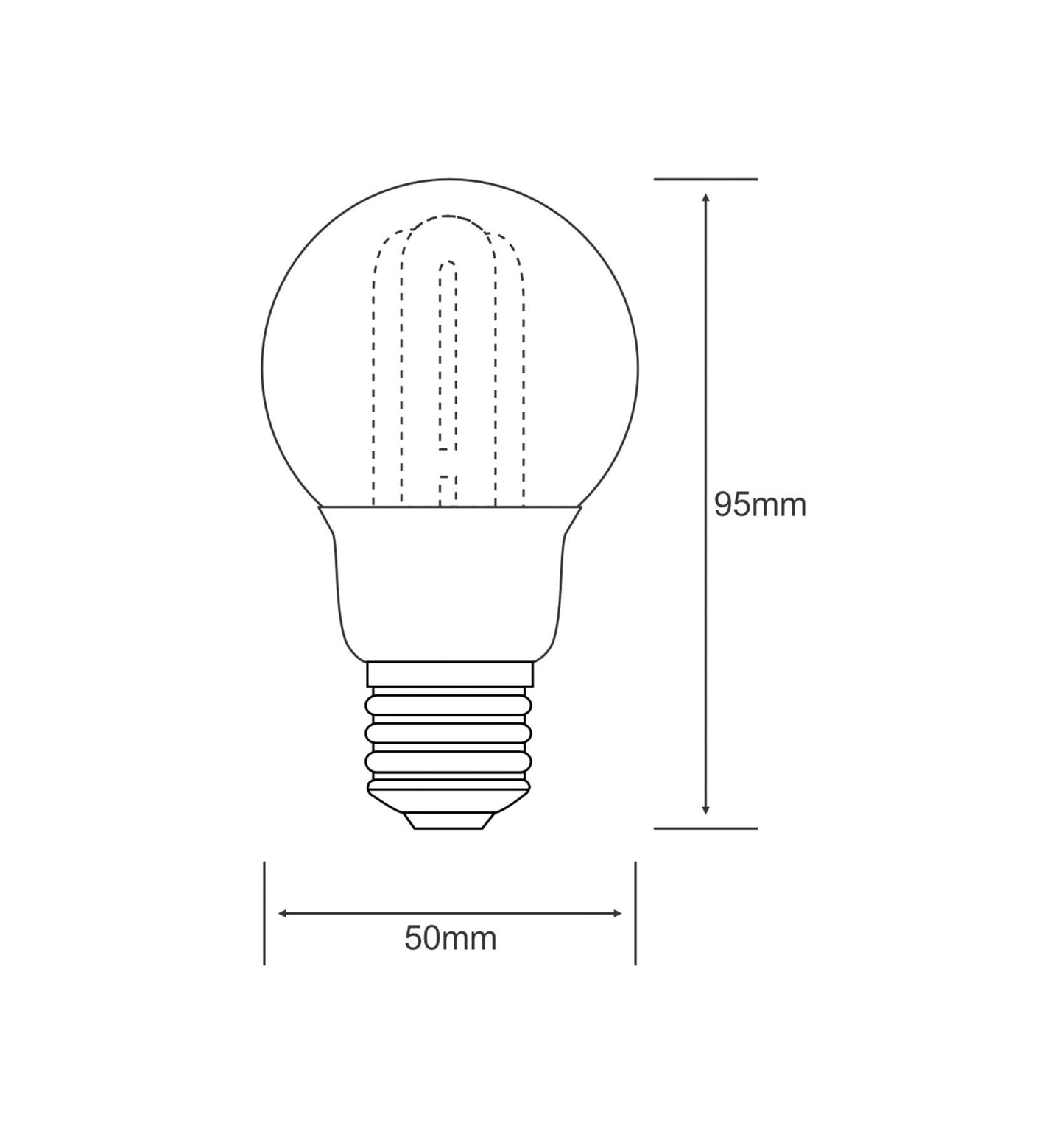 Luxram Extra Mini Sup Ball Extra Mini Supreme Ball E27 7W 2700K Compact Fluorescent Compact