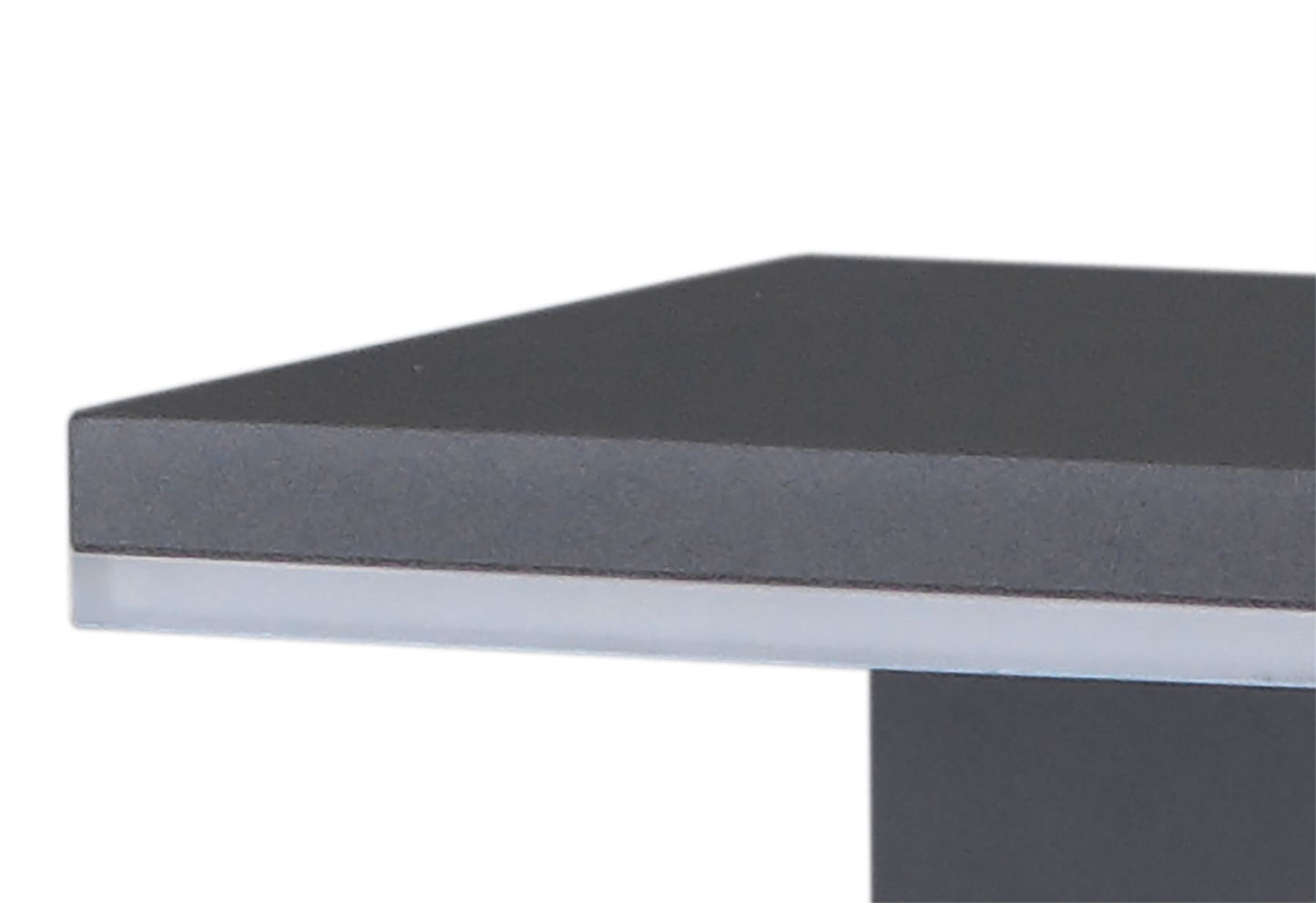 Mantra Fusion Tignes Pillar Lamp, 10W LED, 3000K, 700lm, IP54, Anthracite, 3 Years Warranty