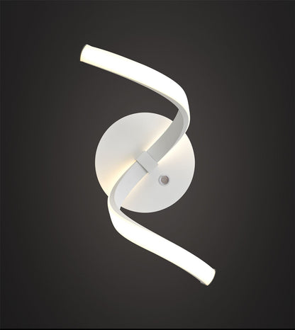 Mantra M6005 Nur Blanco Touch Dimmer Wall Light 10W LED 3000K, 850lm, White/Frosted Acrylic, 3yrs Warranty