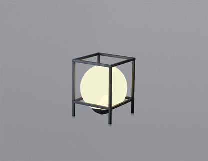 Mantra Desigual Medium Table Lamp, 1 Light E27, Matt Black