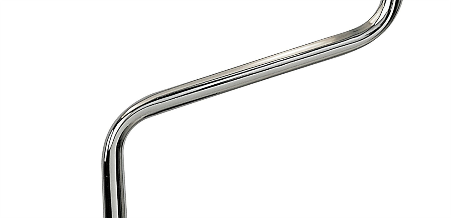 Mantra Zira Floor Lamp 2 Light G9, Polished Chrome/Frosted White Glass/Wenge, NOT LED/CFL Compatible