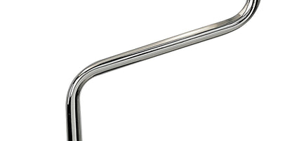 Mantra Zira Floor Lamp 2 Light G9, Polished Chrome/Frosted White Glass/Wenge, NOT LED/CFL Compatible