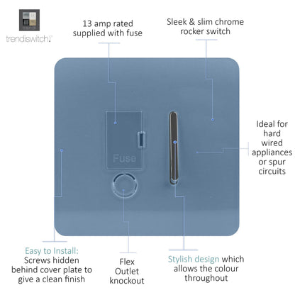 Trendi Artistic Modern Glossy Tactile Fused Spur Switch Sky