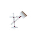 Mantra M3613 Looker Table Lamp 1 Light E27, Matt White/Purple