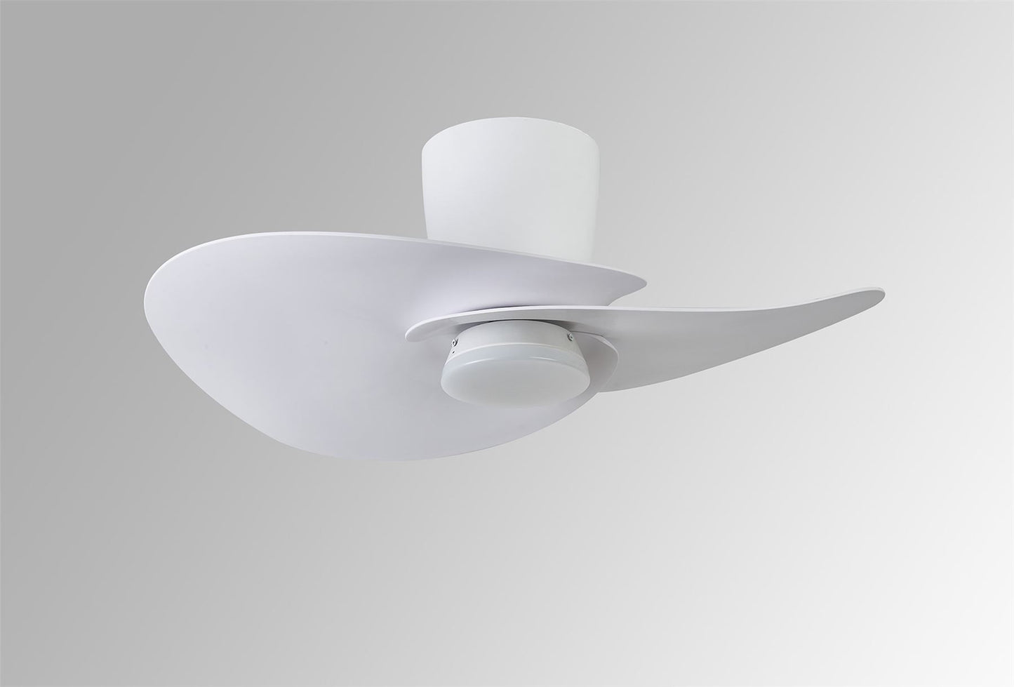 Nenufar 74 x 44cm 18W LED Dimmable Ceiling Light With Built-In 30W DC Fan, 3000-5000K Remote Control, 3600lm, White, 5yrs Warranty