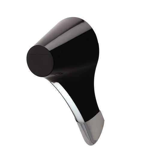 Mantra M1557 Ora Wall Light 1 Light E27, Gloss Black/White Acrylic/Polished Chrome