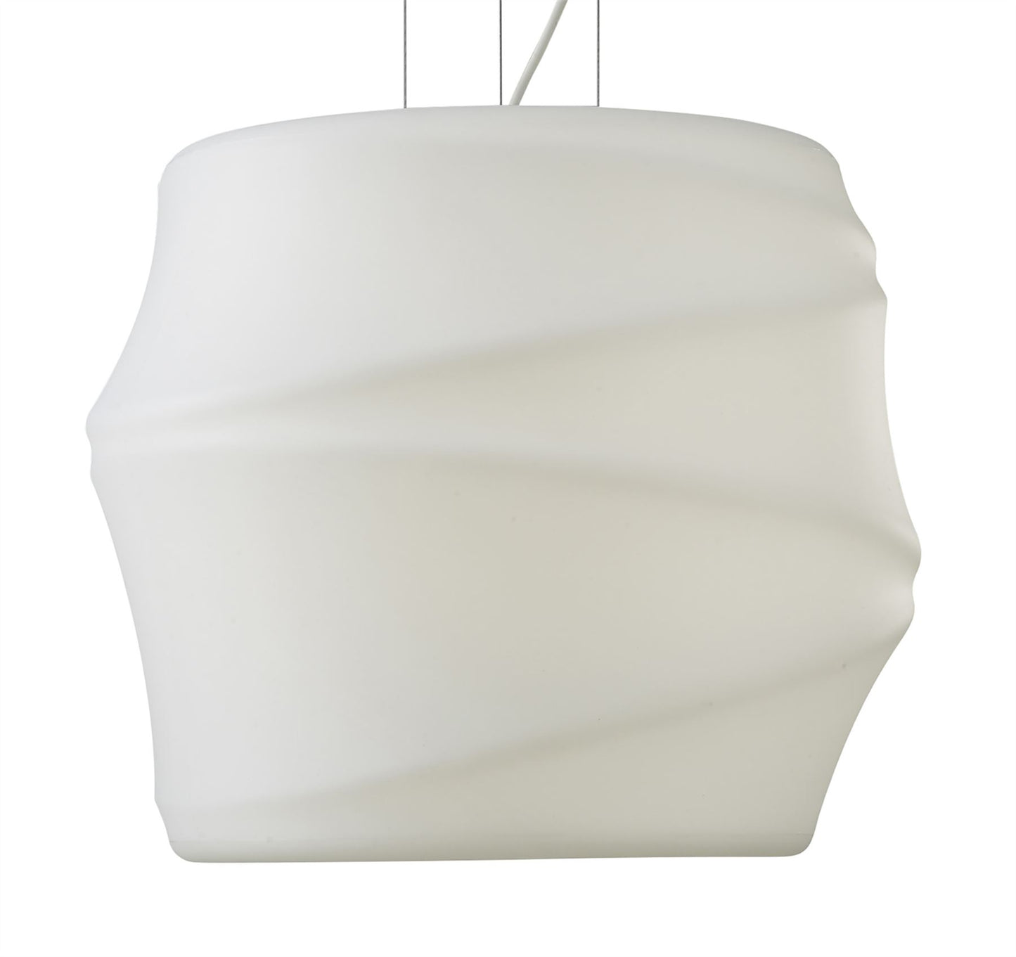 Mantra Bambu 57cm Pendant 1 Light E27 Outdoor IP44, Opal White