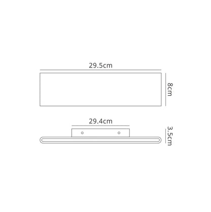 Mantra Fusion M5491 Petaca Wall Light 12W LED 3000K, 624lm, Matt White/ Acrylic, 3yrs Warranty