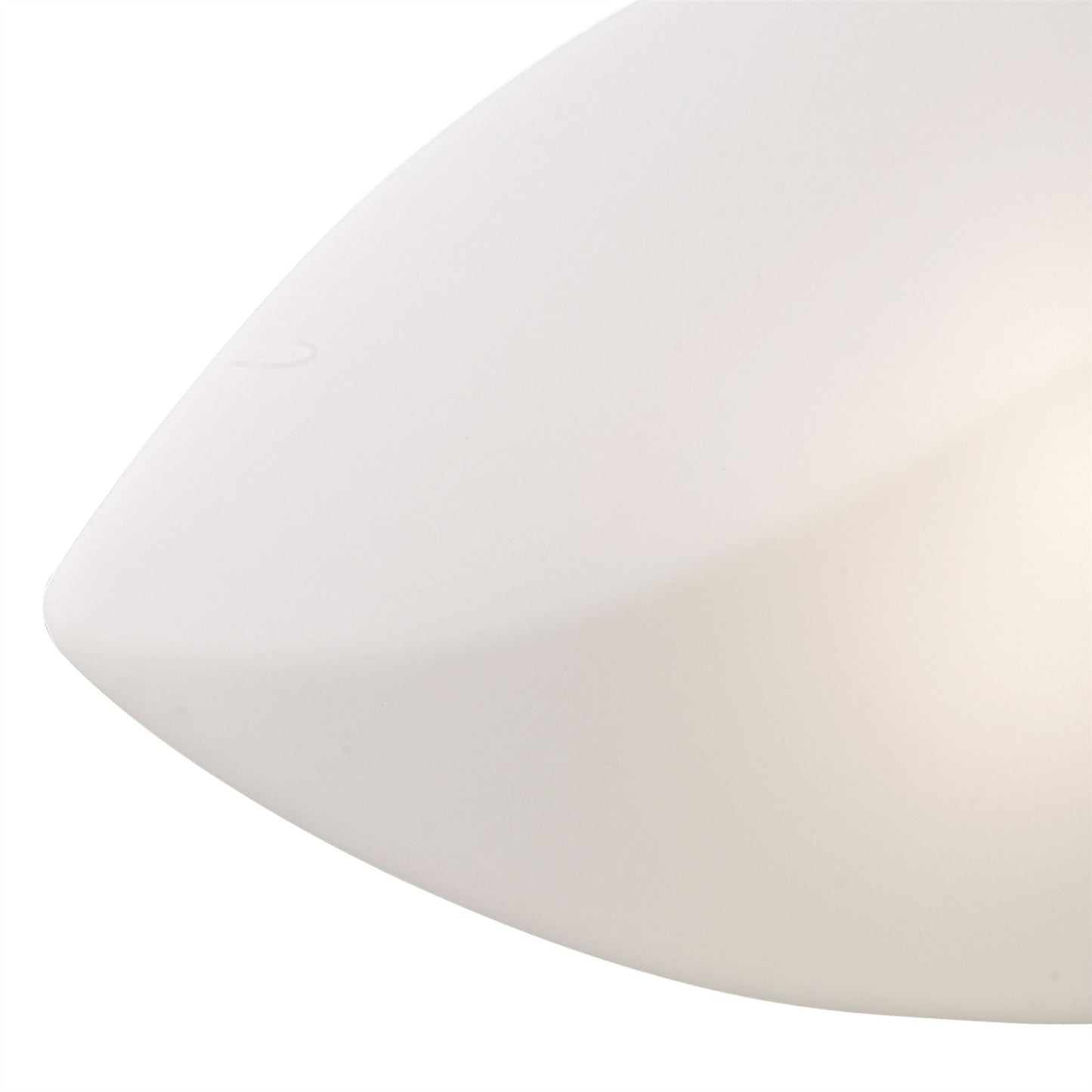 Mantra Natura Flush Ceiling/Wall Indoor Large 2 Light E27, Polished Chrome/Opal White