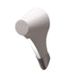 Mantra M1547 Ora Wall Light 1 Light E27, Gloss White/White Acrylic/Polished Chrome