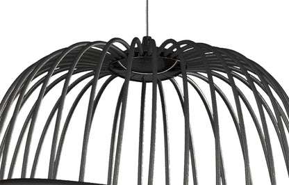 Mantra Celeste Pendant 41cm Round, 20W LED, 3000K, 1400lm, Black, 3yrs Warranty