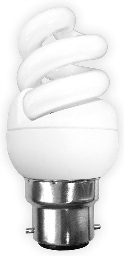 Luxram Super Mini Sup Spiral Super Mini Supreme Spiral B22 11W 2700K Compact Fluorescent Compact