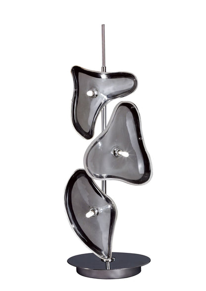 Mantra Otto Table Lamp 3 Light G4, Polished Chrome/Frosted Glass, NOT LED/CFL Compatible