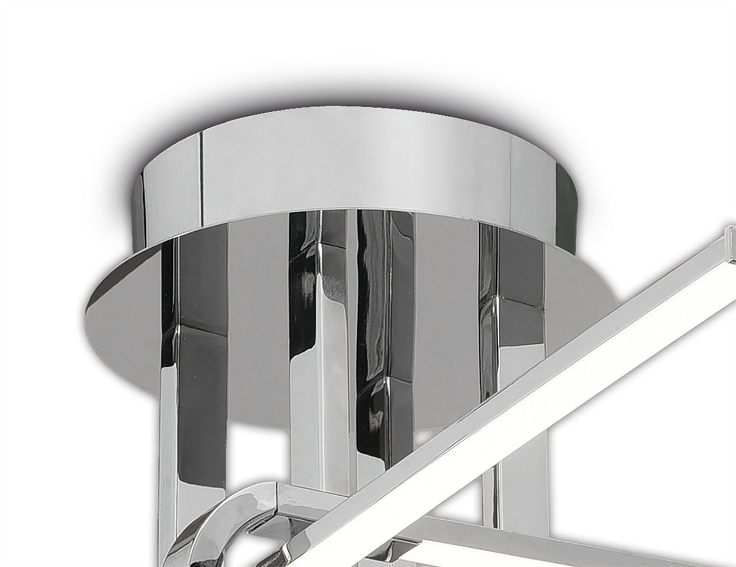 Mantra M6125 Cinto Ceiling 28W LED, 3000K, 2250lm, Polished Chrome, 3yrs Warranty - M6125 Ceiling