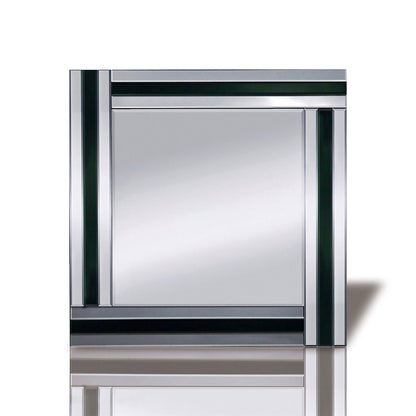Diyas Home Armonie Detailed Mirror 60cm x 60cm Triple Strip (Can Only Be Shipped On A Pallet, Additional Charges May Apply.) Mirrors