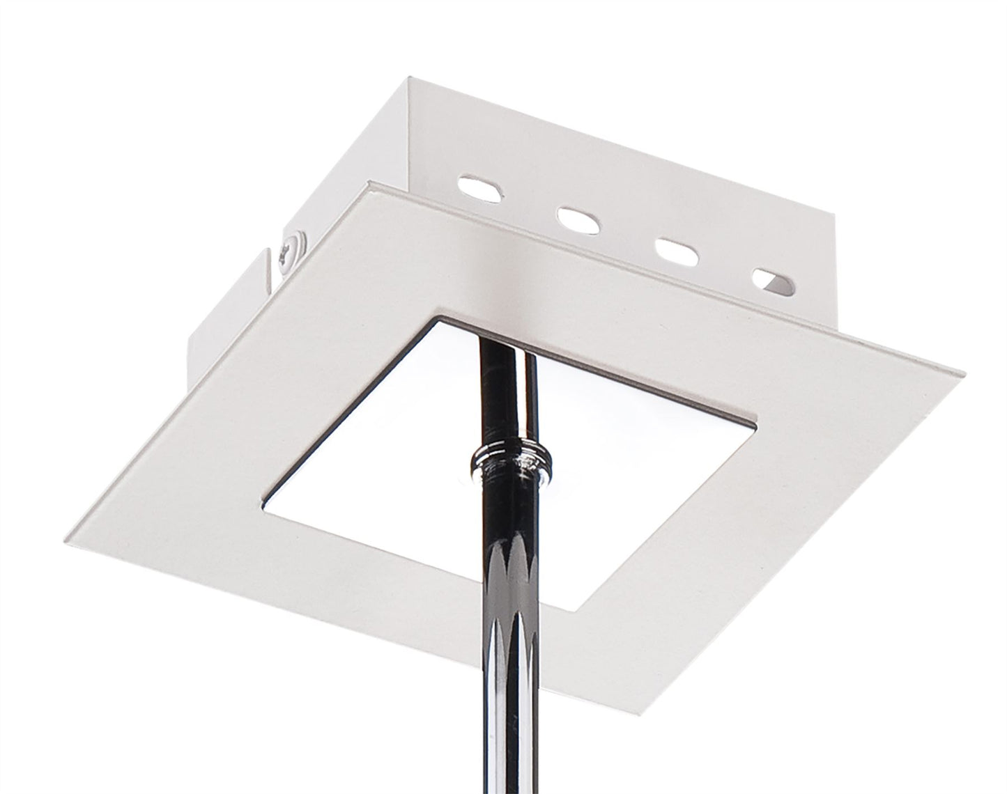 Mantra Fusion Filippo Telescopic Spot Light 1 Light 5W 3000K, 450lm, Matt White/Polished Chrome, 3yrs Warranty