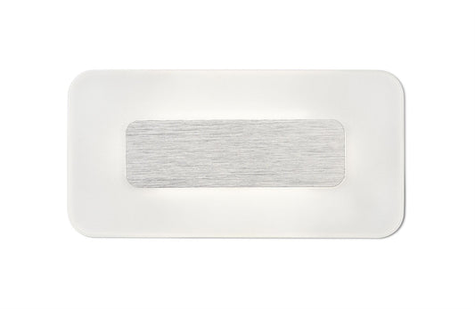 Mantra Fusion M5125 Sol Wall Light Rectangular 6W LED 4000K, 540lm, Aluminium/ Acrylic, 3yrs Warranty