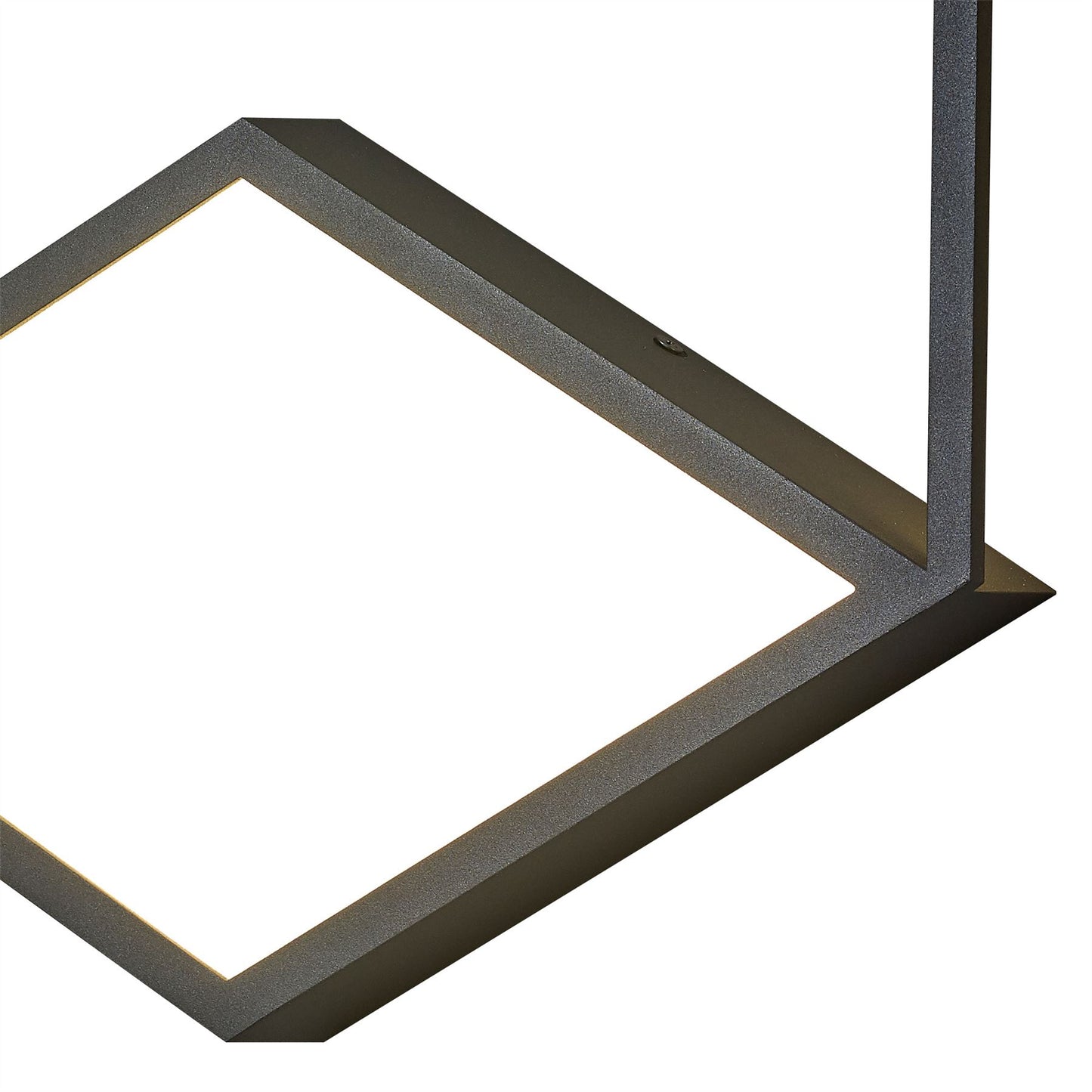 Mantra Fusion Kubick Ceiling/Wall Light Dimmable, 32W LED, 3000K, 1870lm, Black, 3yrs Warranty