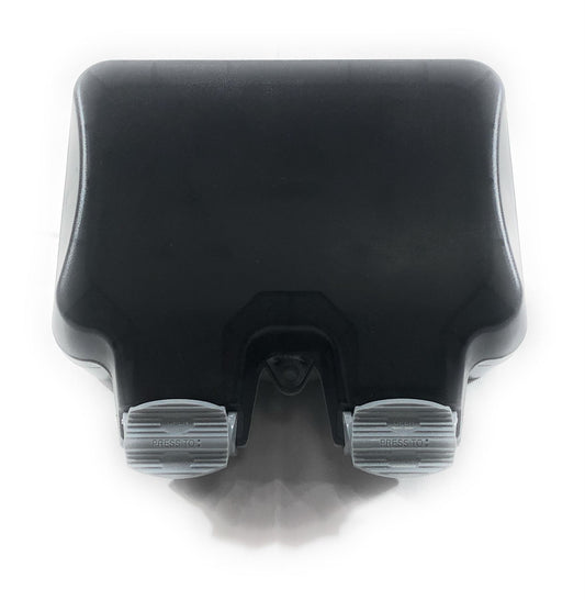 illucio 2 Gang 13 Amp Weatherproof Outdoor Switched Plug Socket