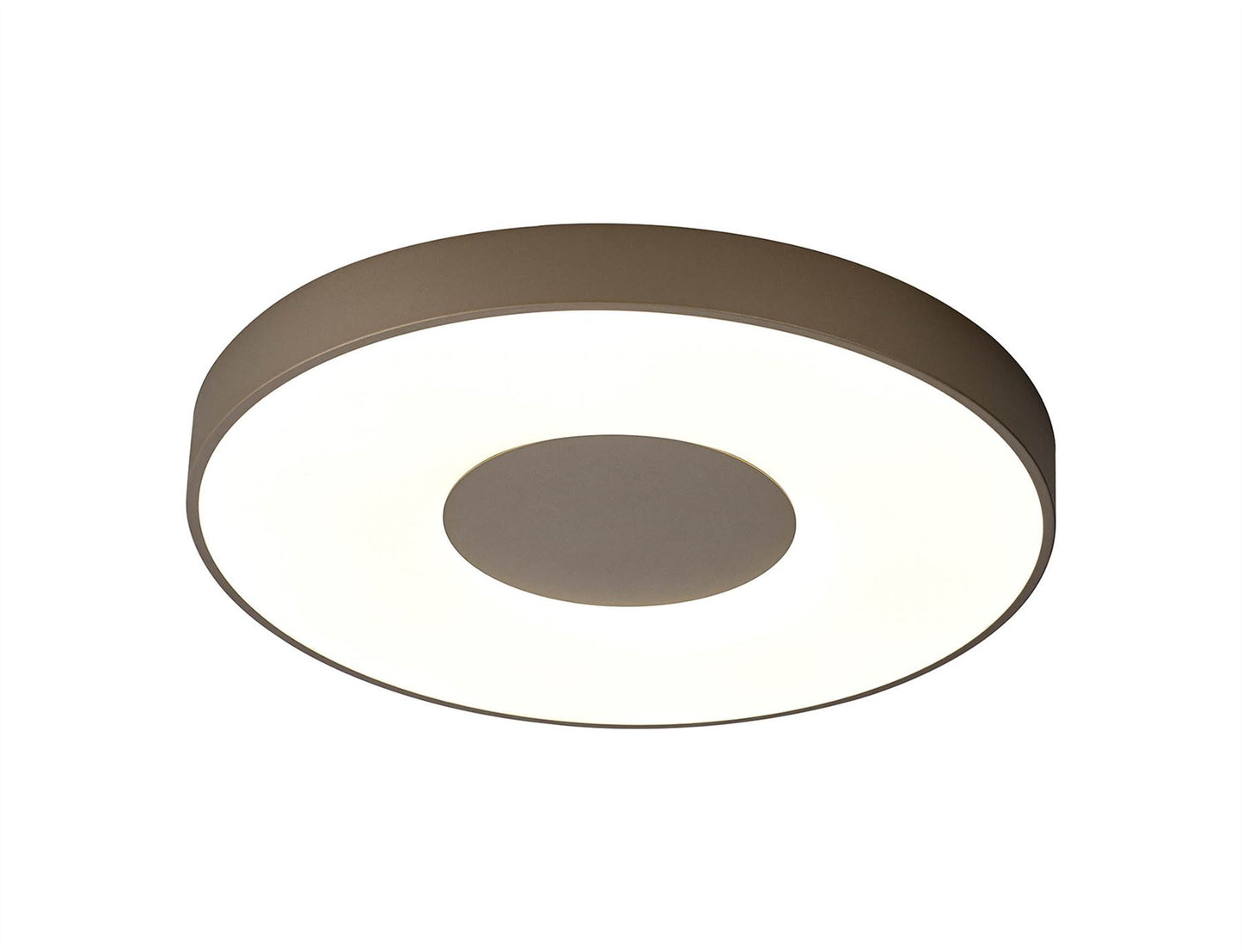 Mantra Coin 65cm Round Ceiling 100W LED with Remote Control 2700K-5000K, 6000lm, Sand Brown, 3yrs Warranty Ceiling