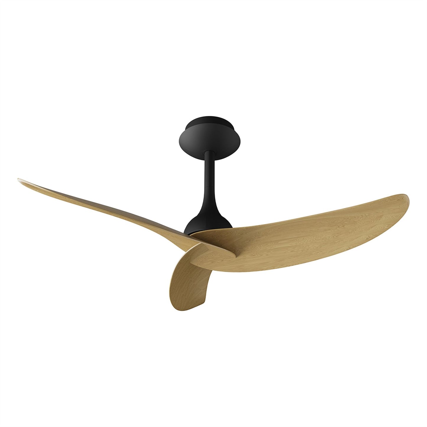 Ipanema 1m 32W Triple Blade Ceiling Fan (No Light), Remote Control, Black/Wood, 5yrs Warranty