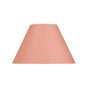 Oaks Lighting S501/8 Cotton Coolie Lampshade 200mm - Reversable Gimbal Light Shade - Pale Pink