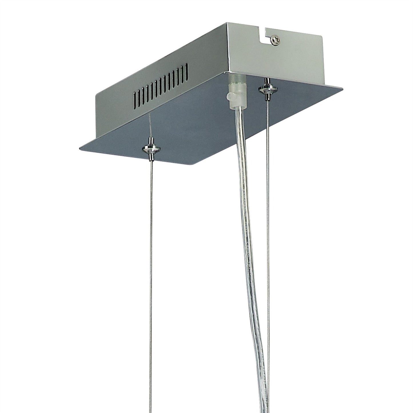 Diyas Galaxy  Linear 12W LED 4000K Polished Chrome/Crystal Ceiling Pendant Light Fitting
