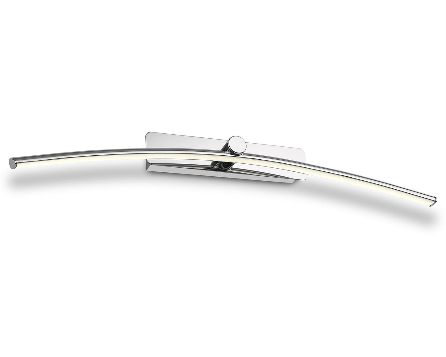 Mantra Fusion Fusion M6371 Jeri Wall Light/Picture Light, 12W LED, 3000K, 716lm, Polished Chrome, 3yrs Warranty