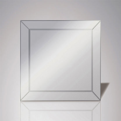 Diyas Home Nisa Detailed Mirror 60cm x 60cm Corner Cut (Can Only Be Shipped On A Pallet, Additional Charges May Apply.) Mirrors