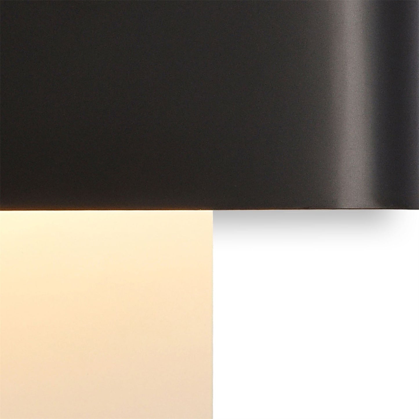 Deco Damo 2 Light G9 Flush Ceiling Light, White Base with Black Chrome Centre Band