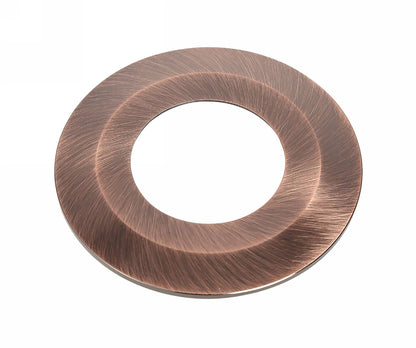 Dlux Bazi, Antique Copper Aluminum Ring, 80mm x 4mm, 5 yrs Warranty Recessed