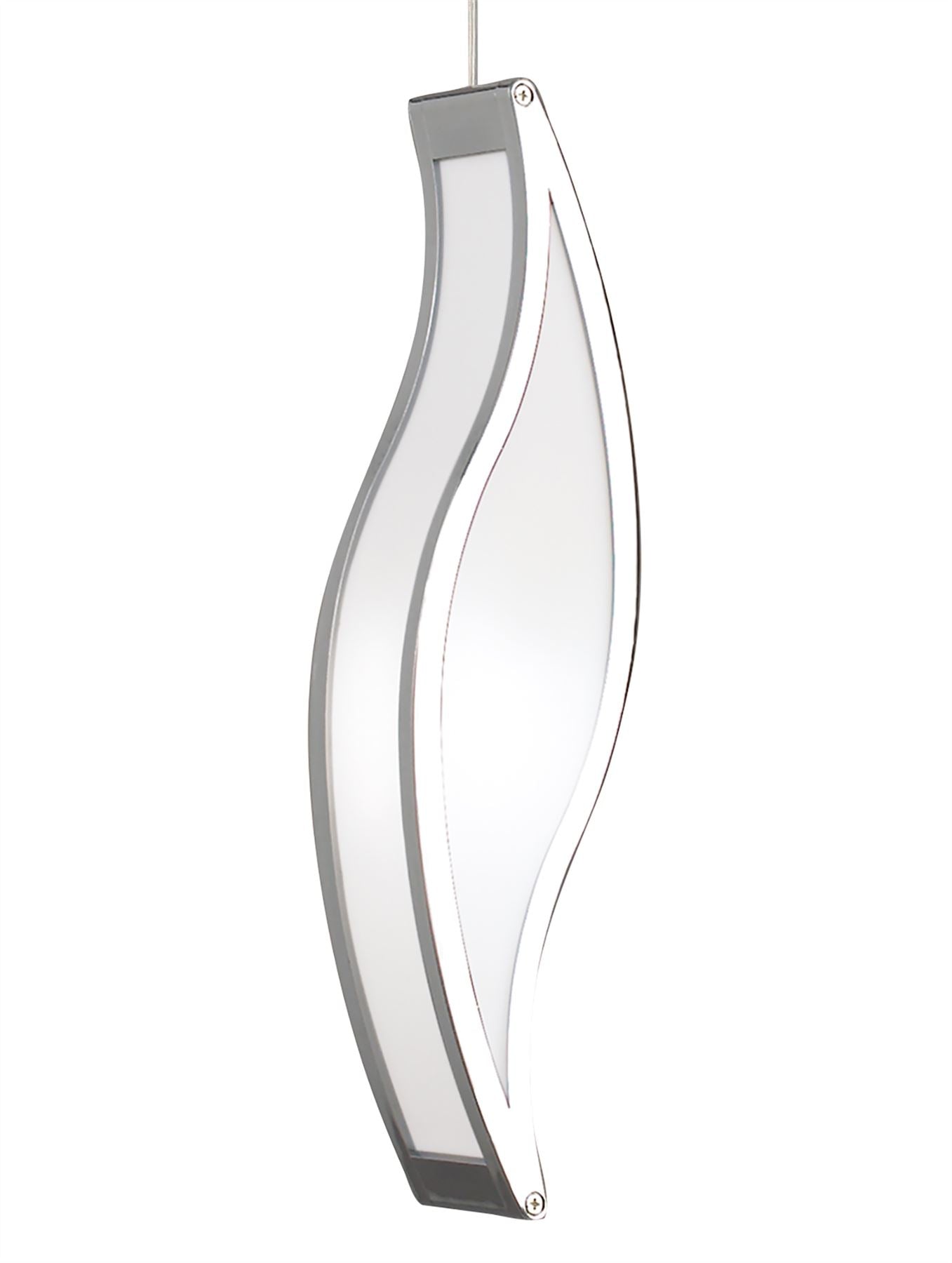 Mantra Sintesys GU10 Sintesys Linear Pendant 3 Drop GU10 3 Light Bar Polished Chrome, CFL Lamps INCLUDED