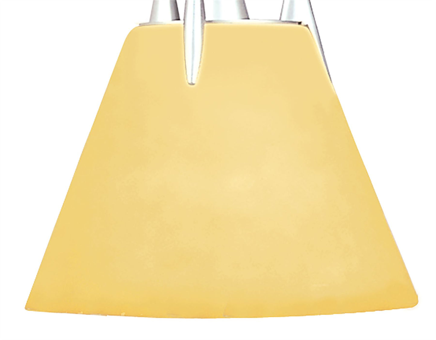 Mantra Hidra 35cm Pendant 1 Light E27, Silver/Frosted Mango Glass
