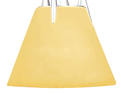 Mantra Hidra 35cm Pendant 1 Light E27, Silver/Frosted Mango Glass