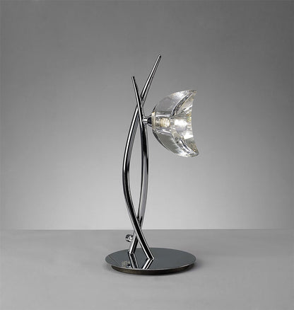 Mantra M1459 Eclipse Tall Table Lamp 1 Light G9, Polished Chrome