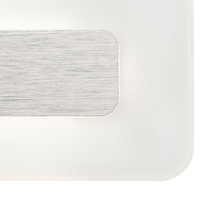 Mantra Fusion M5125 Sol Wall Light Rectangular 6W LED 4000K, 540lm, Aluminium/ Acrylic, 3yrs Warranty