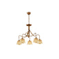 Mantra (0039 001) Tentacle 78cm Pendant 5 Light E14, Rustic Gold