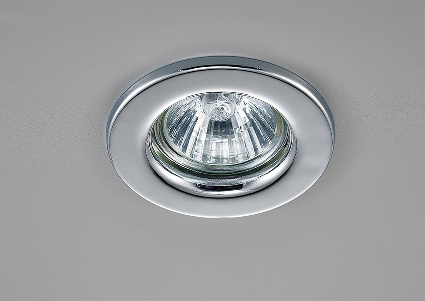 Deco Hudson GU10 Fixed Downlight Polished Chrome (Lamp Not Included), Cut Out: 60mm