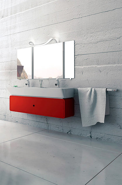 Mantra M5087 Sisley Wall Light 12W LED Chrome IP44 4000K, 840lm, Silver/Frosted Acrylic/Polished Chrome, 3yrs Warranty