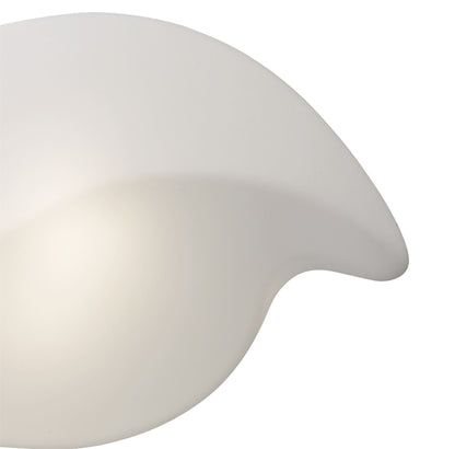Mantra M3789 Natura Ceiling/Wall Outdoor Large 2 Light E27 IP44, Matt White/Opal White