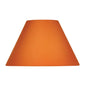 Oaks Lighting S501/8 Cotton Coolie Lampshade 200mm - Reversable Gimbal Light Shade - Satsuma