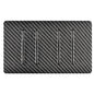 Trendi Switch 4 Gang Intermediate Rocker Modern Designer Light Switch in Carbon Fibre