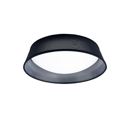 Mantra Nordica Plafones M4965 Nordica Ceiling 21W LED 45CM Black 3000K, 2100lm, White Acrylic with Black Shade, 3yrs Warranty