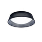 Mantra Nordica Plafones M4965 Nordica Ceiling 21W LED 45CM Black 3000K, 2100lm, White Acrylic with Black Shade, 3yrs Warranty