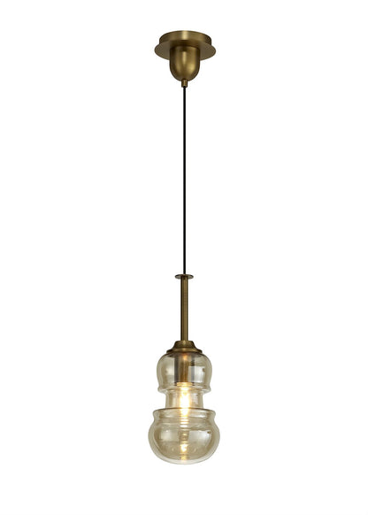 Mantra Sonata Pendant 15cm Round, 1 x E27, Bronze