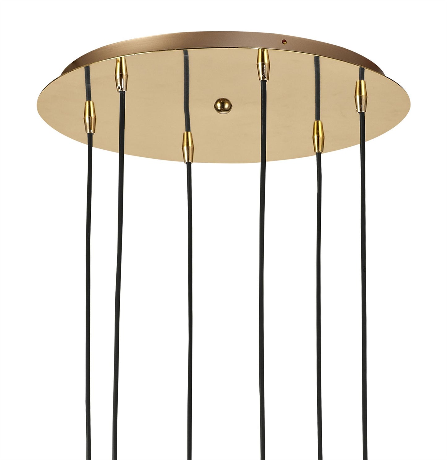 Mantra Jazz Oro M5895 Jazz Pendant, 88cm Round, 6 x E27 (Max 20W), Polished Gold