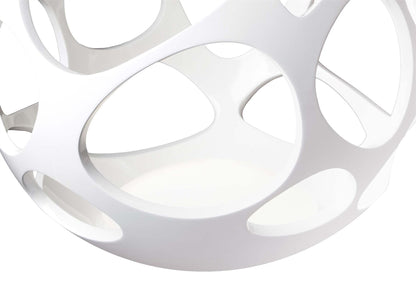 Mantra Organica Table Lamp 9 Light G9 Max 5W, Gloss White/Polished Chrome