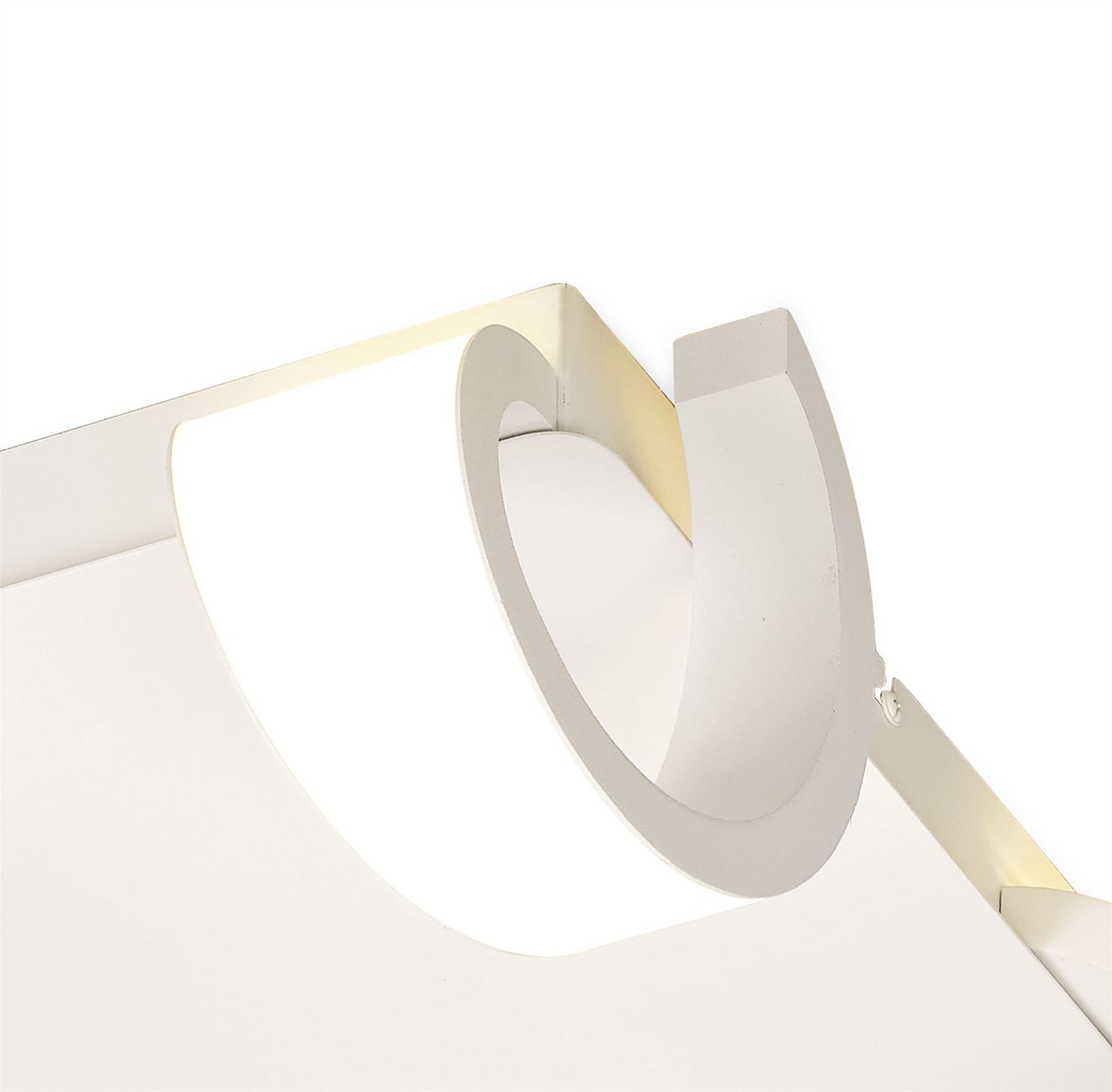 Mantra Tsunami 4 Light Square Ceiling Light, 48W LED, 3000K, 3600lm, Sand White, 3yrs Warranty